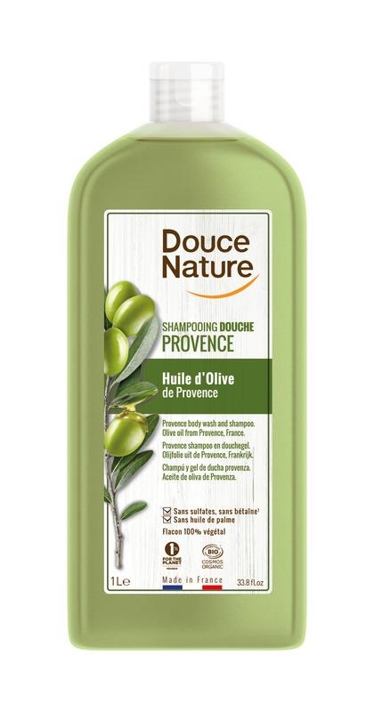 Douce Nature Douce Nature Douchegel & shampoo olijfolie bio (1 ltr)