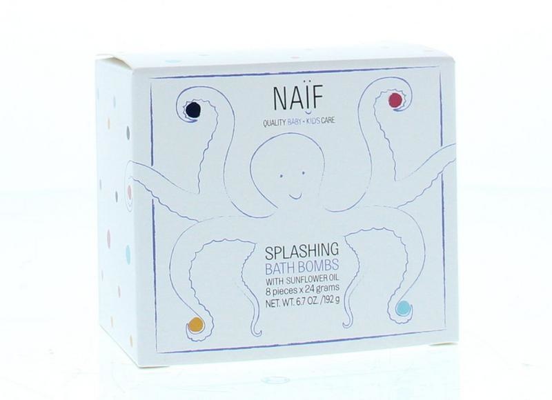 Naif Naif Bath bomb splashing 19 gr (8 st)