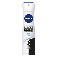 Nivea Deodorant invisible black & white pure (150 ml)