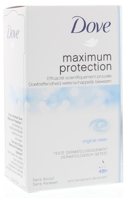 Dove Dove Deodorant max protect original clean (45 ml)