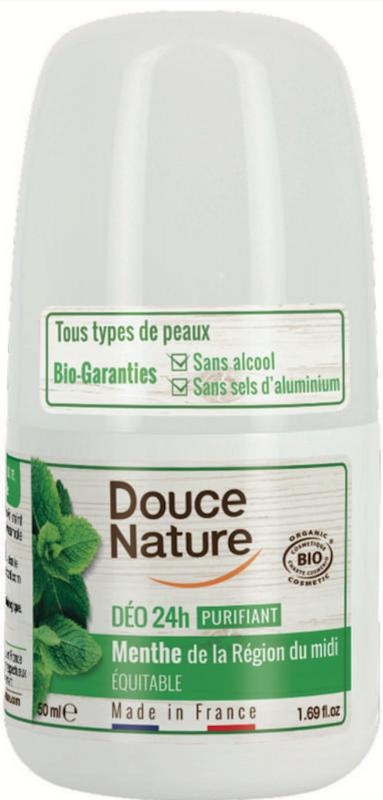 Douce Nature Douce Nature Deodorant roll on gevoelige huid met aloe vera bio (50 ml)