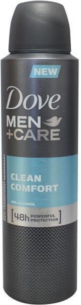 Dove Dove Deodorant spray men clean comfort (150 ml)