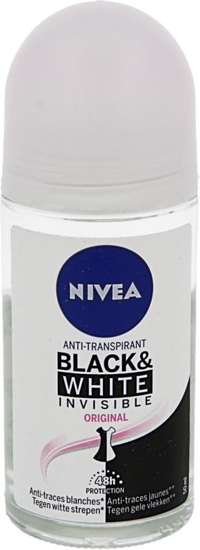 Nivea Nivea Deodorant roller invisible black & white clear (50 ml)