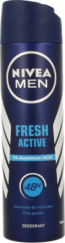 Nivea Nivea Men deodorant spray fresh active (150 ml)