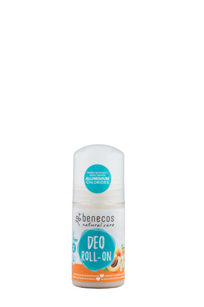 Benecos Benecos Deodorant roll on abrikoos & vlierbes (50 ml)