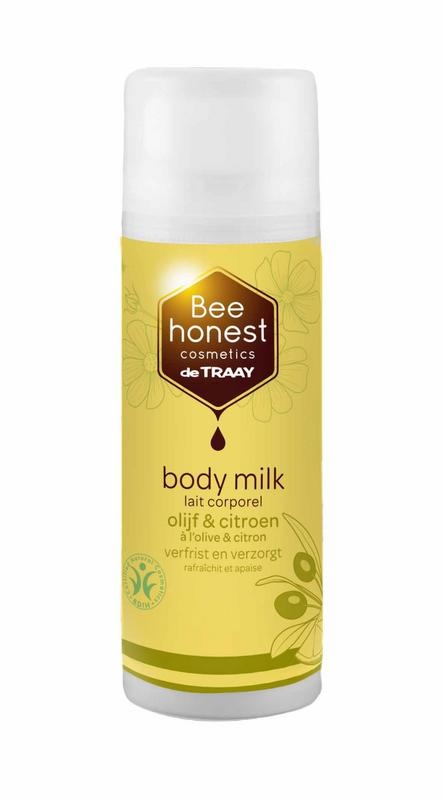Traay Bee Honest Traay Bee Honest Bodymilk olijf & citroen bdih (150 ml)