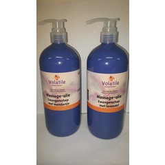 Volatile Massageolie zwangerschap lavendel (1 ltr)