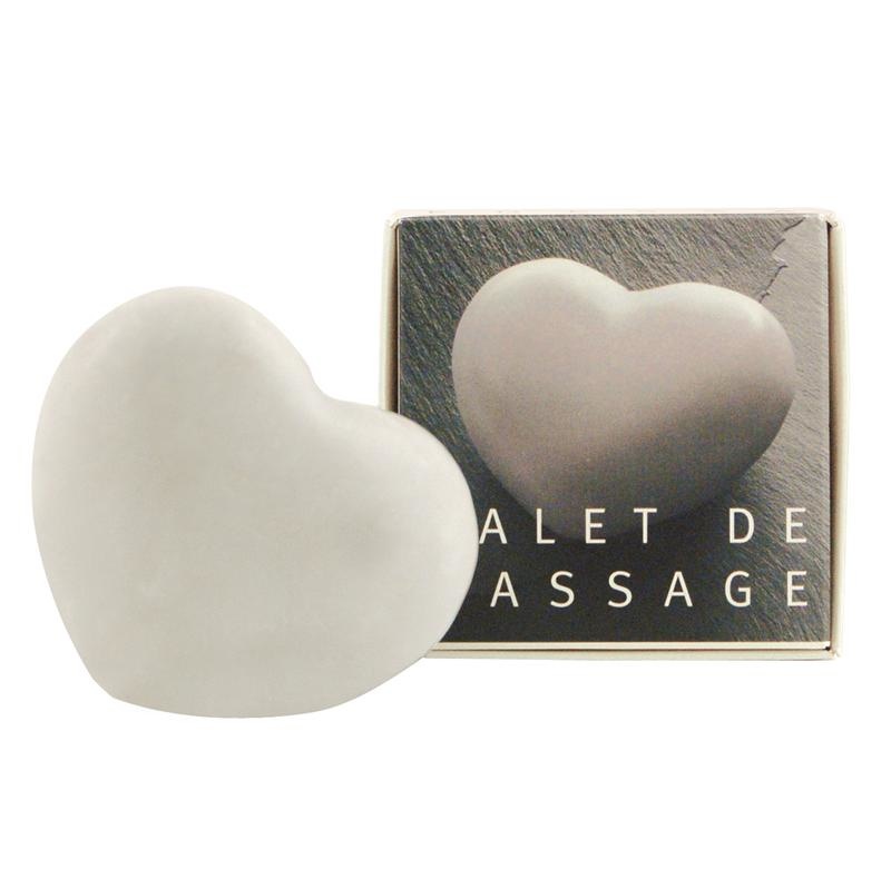 Aleppo Soap Co Massage hart marmer wit (1 stuks)