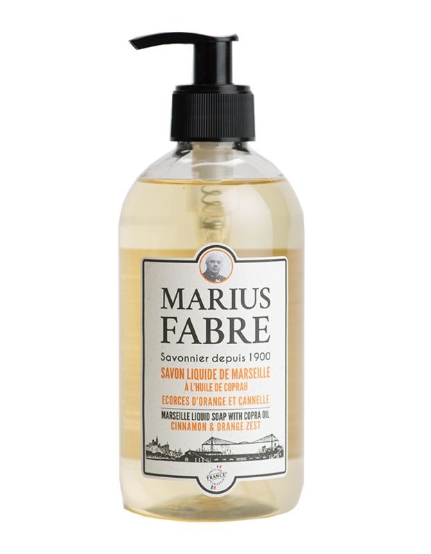 Marius Fabre Marius Fabre Zeep sinaasappel kaneel met pomp (400 ml)