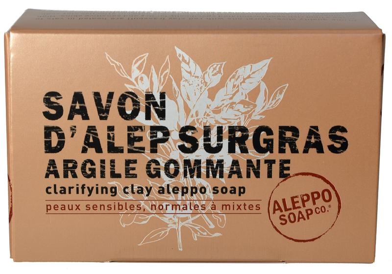 Aleppo Soap Co Aleppo Soap Co Aleppo zeep met klei in doosje (150 gr)