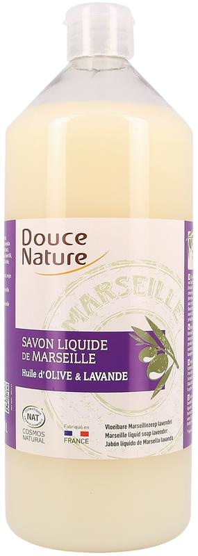 Douce Nature Douce Nature Zeep Marseille vloeibaar lavendel bio (1 ltr)