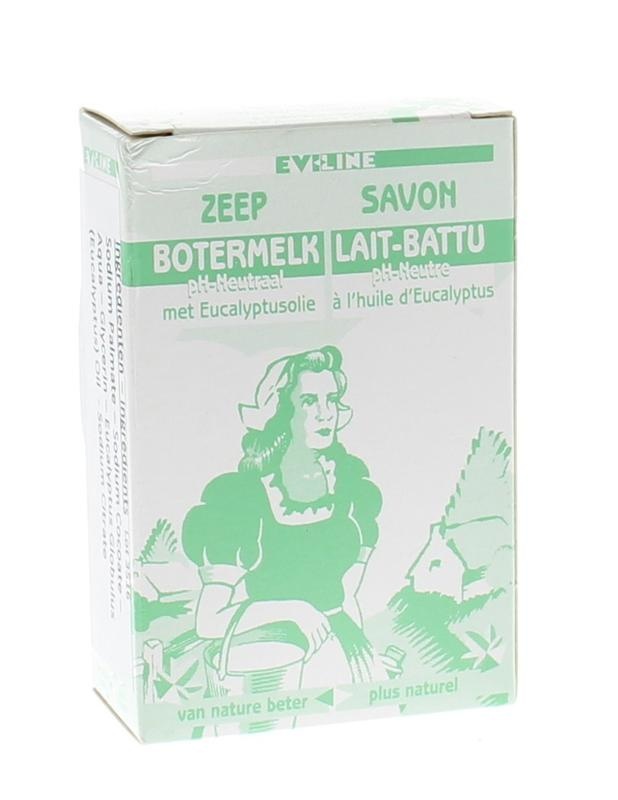 Evi Line Evi Line Botermelk zeep eucalyptus (100 gr)