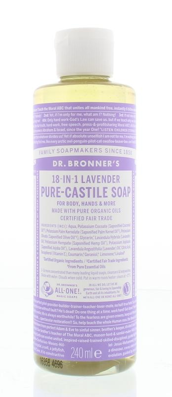 Dr Bronners Dr Bronners Liquid soap lavender (240 ml)