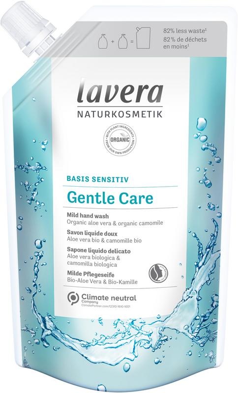 Lavera Lavera Basis sensitiv navulling handzeep bio EN-FR-IT-DE (500 ml)