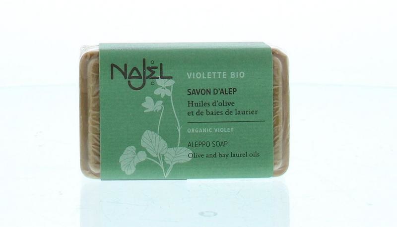 Najel Najel Aleppo zeep olijf viooltjes (100 gr)