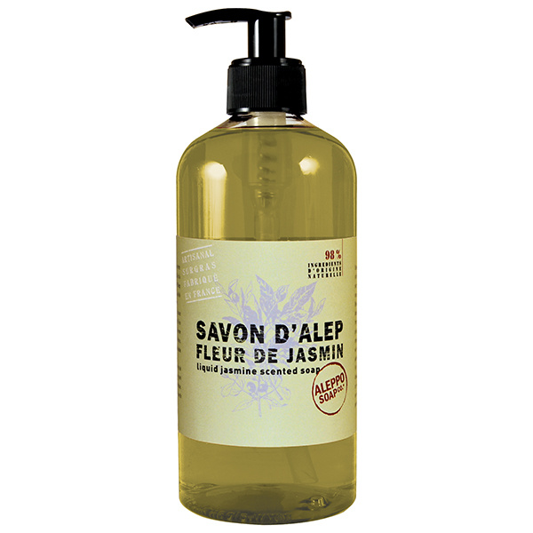 Aleppo Soap Co Aleppo Soap Co Aleppo jasmijnzeep met pomp (500 ml)