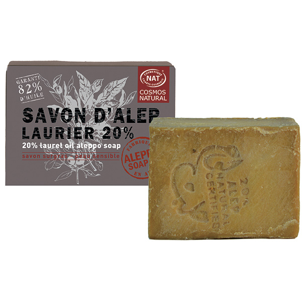 Aleppo Soap Co Aleppo Soap Co Aleppo zeep cosmos natural 20% laurier (190 gr)