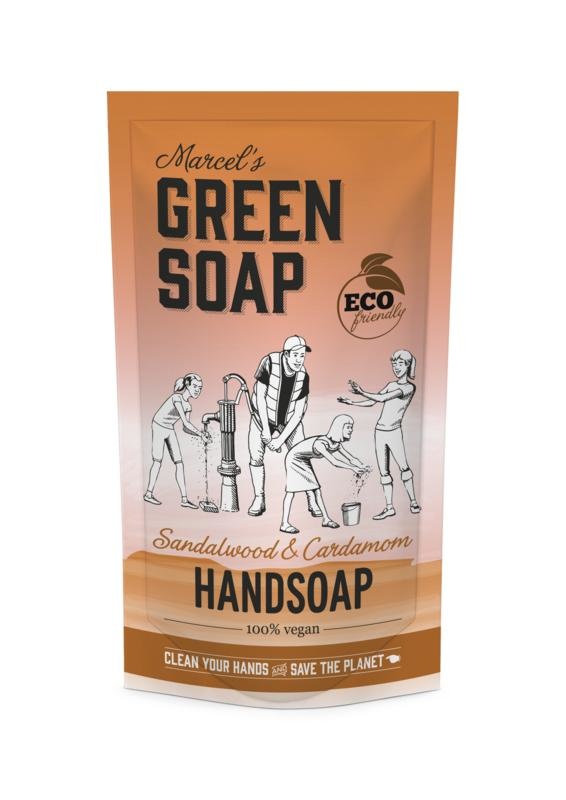 Marcel's GR Soap Marcel's GR Soap Handzeep sandelhout & kardemom navul (500 ml)