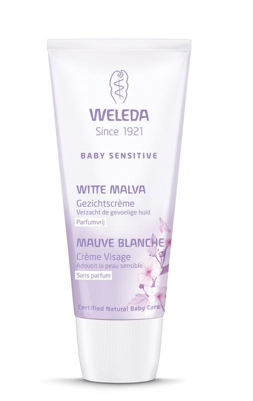 Weleda Weleda Baby witte malva sensitive gezichtscreme (50 ml)