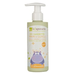 La Saponaria Baby lichaam & haar bio milde reiniging (200 ml)