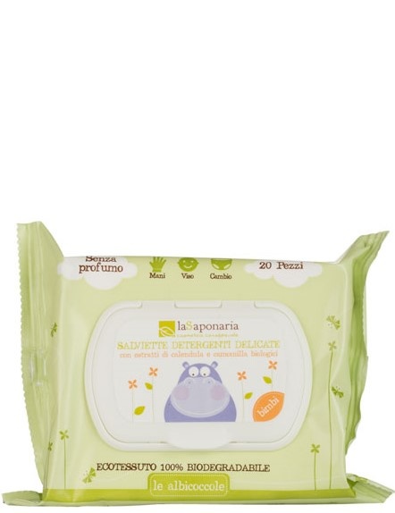 La Saponaria Baby eco zachte reinigingsdoekjes (20 stuks)