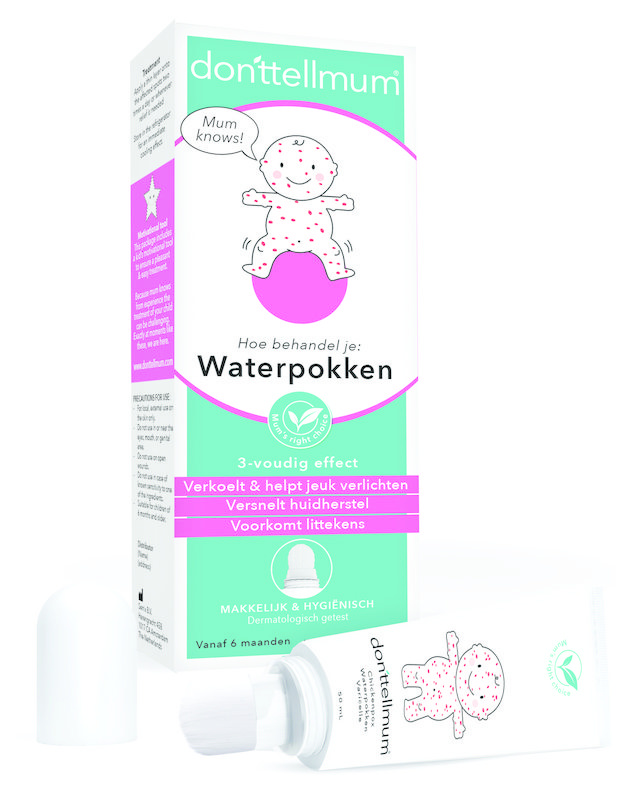 Donttellmum Donttellmum Waterpokken soft brush (50 ml)