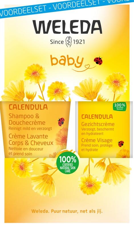 Weleda Weleda Calendula baby gezichtscreme voordeelset (1 Set)