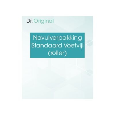 DR Original DR Original Navulverpakking standaard voetvijl (roller) (1 st)