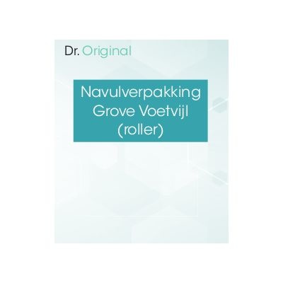 DR Original DR Original Navulverpakking grove voetvijl (roller) (1 st)