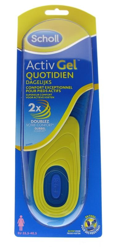 Scholl Scholl Activgel voetzolen dagelijks vrouw (2 st)