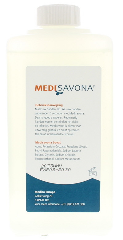 Medisavona Medisavona Vloeibare zeep (500 Milliliter)