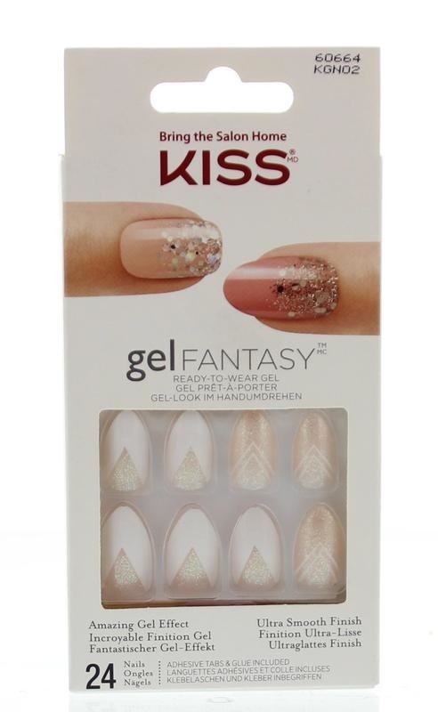 Kiss Kiss Gel fantasy nails rock candy (1 Set)