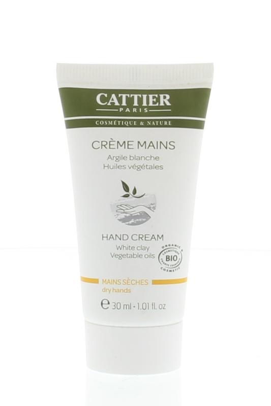 Cattier Cattier Handcreme witte klei mini (30 ml)