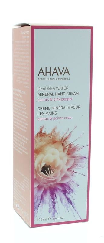 Ahava Ahava Mineral hand cream cactus & pink pepper (100 ml)