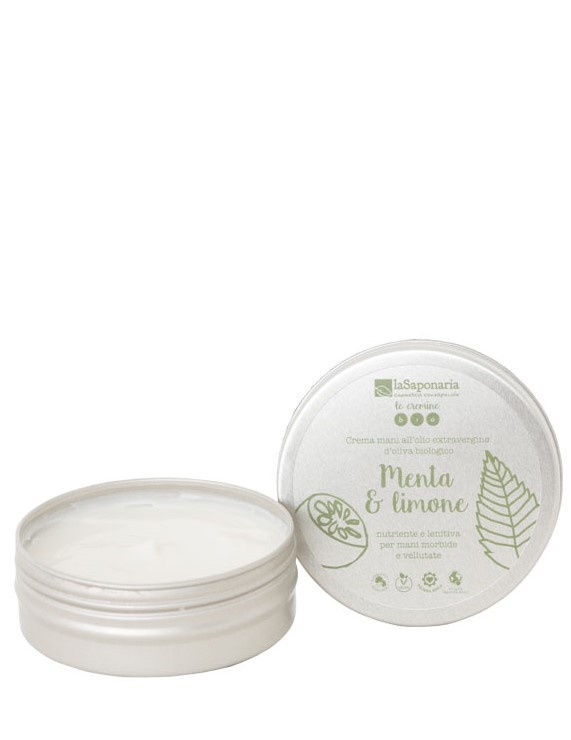 La Saponaria La Saponaria Handcreme bio mint & citroen (60 ml)