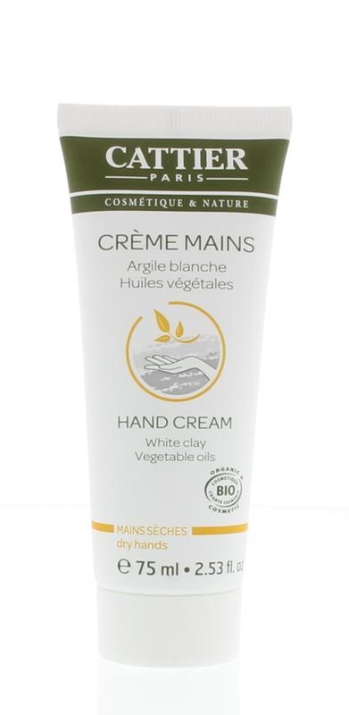 Cattier Cattier Handcreme witte klei (75 ml)