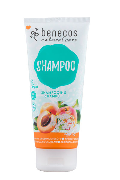 Benecos Benecos Shampoo abrikoos vlierbes vegan (200 ml)