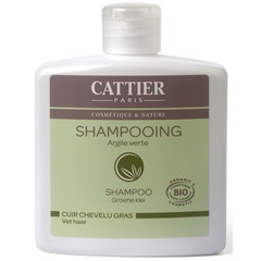 Cattier Shampoo vet haar groene klei (250 ml)