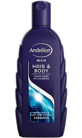 Andrelon Andrelon Shampoo men hair & body (300 ml)