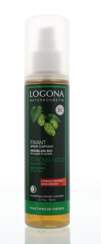 Logona Haarspray extra sterk bio hop (150 ml)