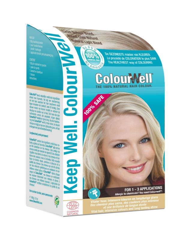 Colourwell Colourwell 100% Natuurlijke haarkleur licht natuur blond (100 gr)