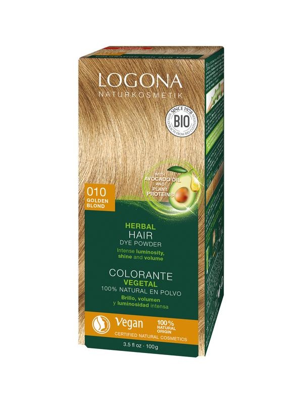 Logona Haarkleuring 010 goudblond (100 gram)