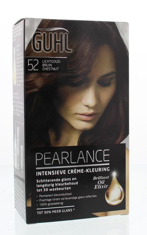 Guhl Guhl Pearlance intensieve cremekleur 52 licht goudbruin (1 Set)