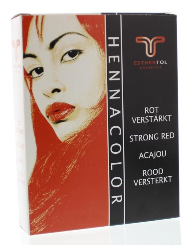 Tol Cosmetik Tol Cosmetik Hennapoeder acajourood versterkt (85 gr)