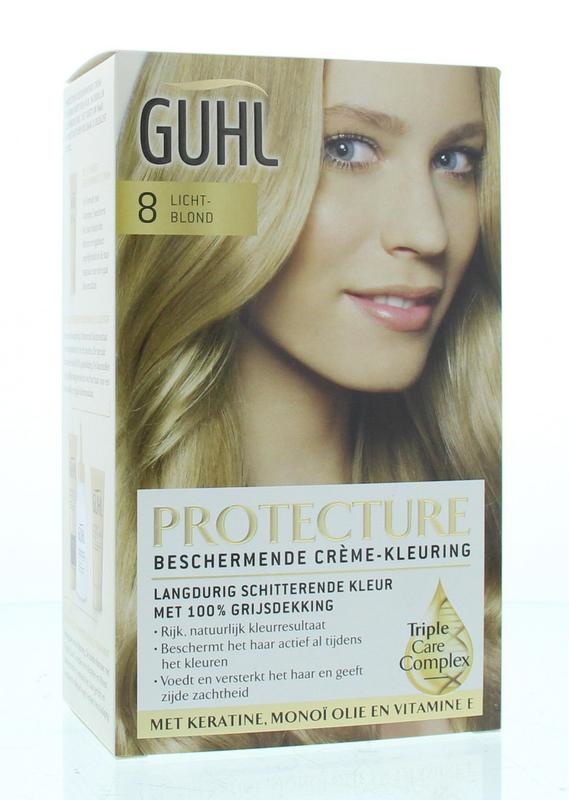 Guhl Guhl Beschermende cremekleur 8 lichtblond (1 Set)