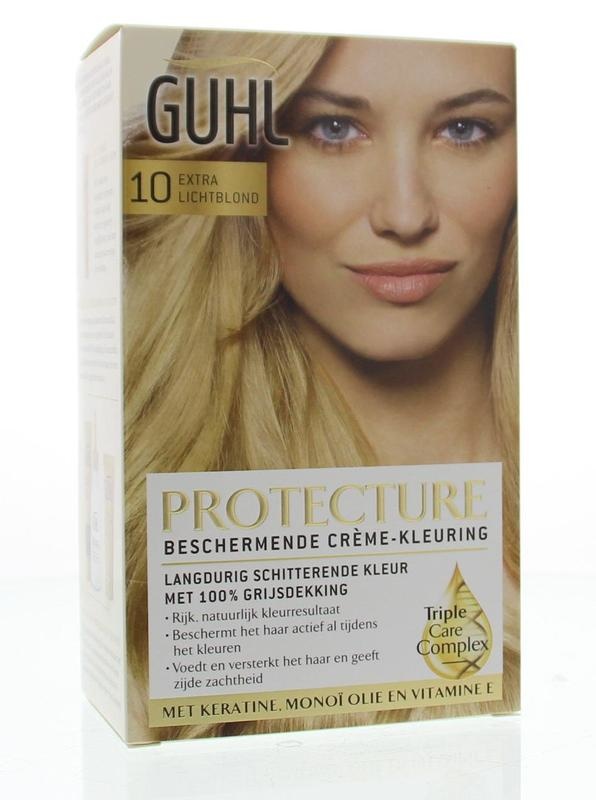 Guhl Beschermende cremekleur 10 extra lichtblond (1 Set) Guhl Beschermende cremekleur 10 extra lichtblond (1 Set)