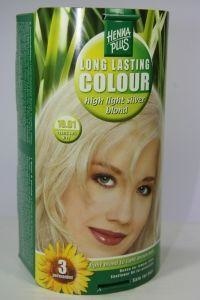 Henna Plus Long lasting colour 10.01 silver blond (100 Milliliter) Henna Plus Long lasting colour 10.01 silver blond (100 Milliliter)