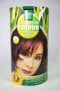 Henna Plus Long lasting colour 4.67 red violet brown (100 Milliliter) Henna Plus Long lasting colour 4.67 red violet brown (100 Milliliter)