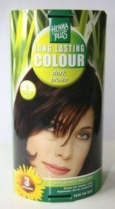 Henna Plus Long lasting colour 3 dark brown (100 Milliliter) Henna Plus Long lasting colour 3 dark brown (100 Milliliter)