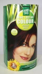Henna Plus Long lasting colour 2.66 reddish black (100 Milliliter) Henna Plus Long lasting colour 2.66 reddish black (100 Milliliter)
